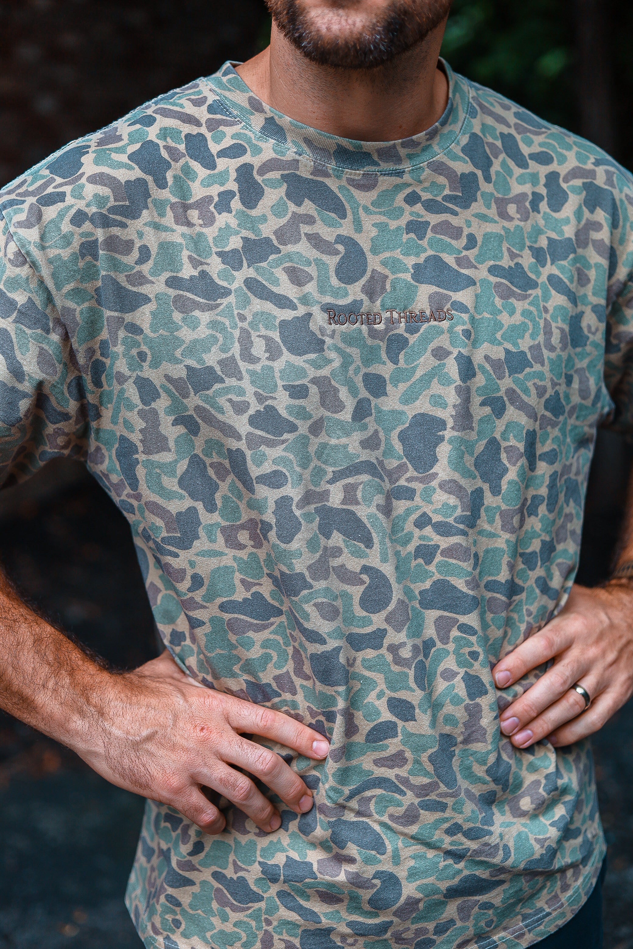 Rooted Threads Camo Tee