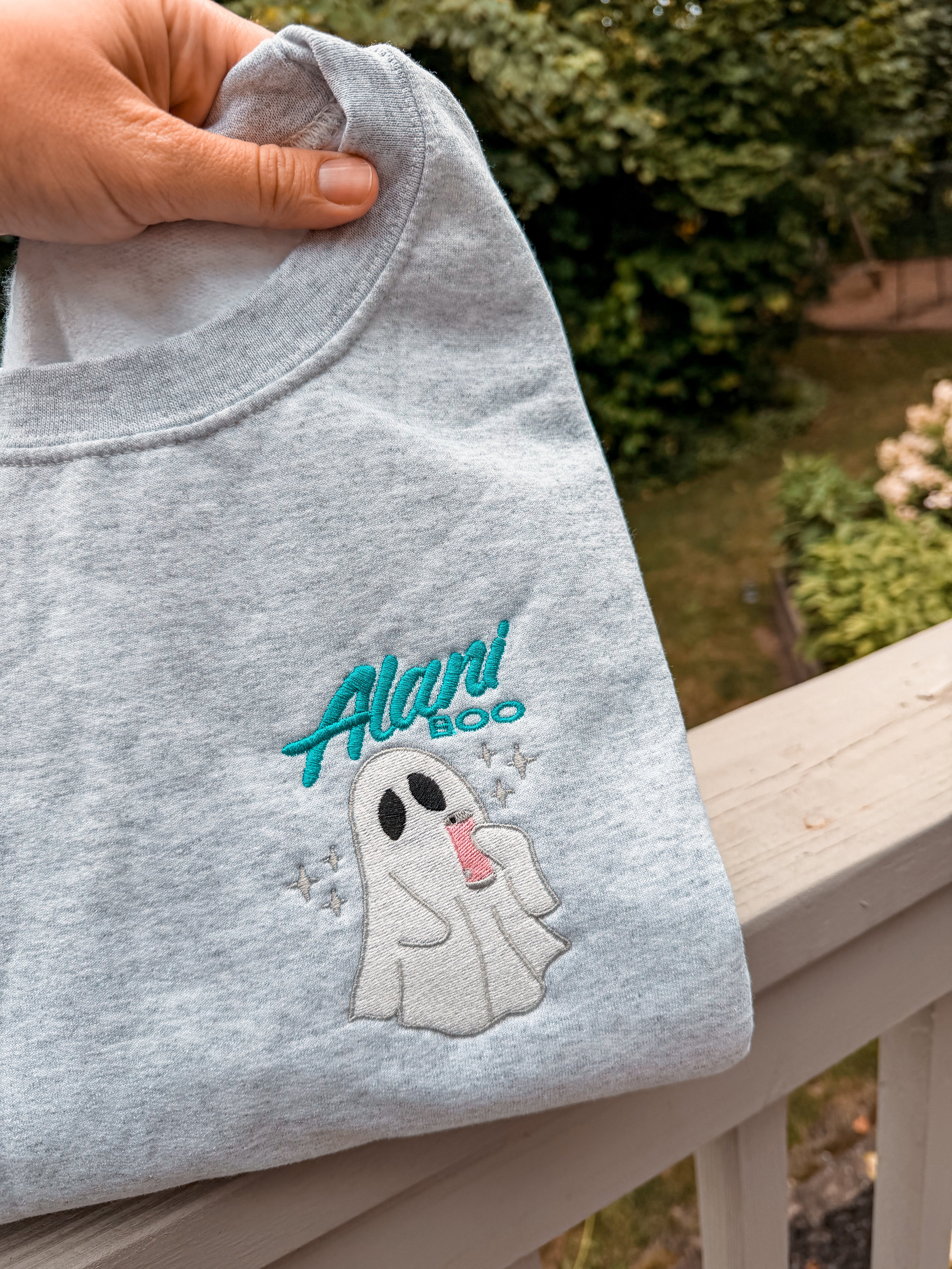 Alani Boo Embroidered Crewneck